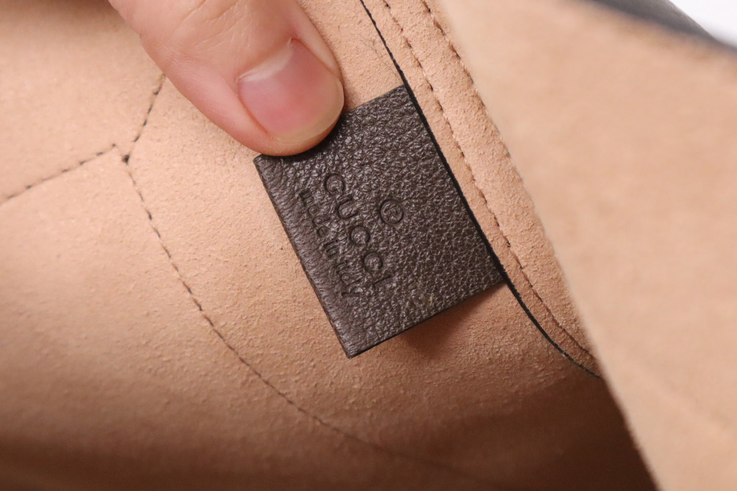 Gucci Ophidia Tote in GG Supreme Canvas and Brown Leather