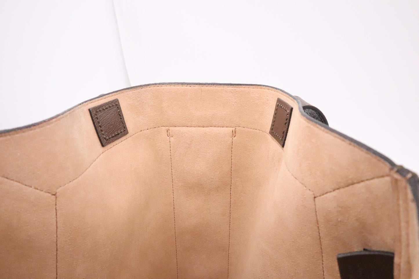 Gucci Ophidia Tote in GG Supreme Canvas and Brown Leather