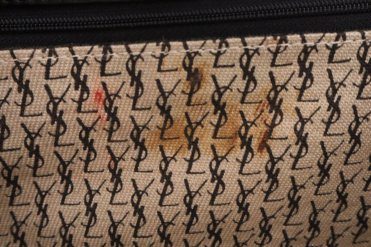 YSL Saint Laurent Clutch in Black Quilted Leather