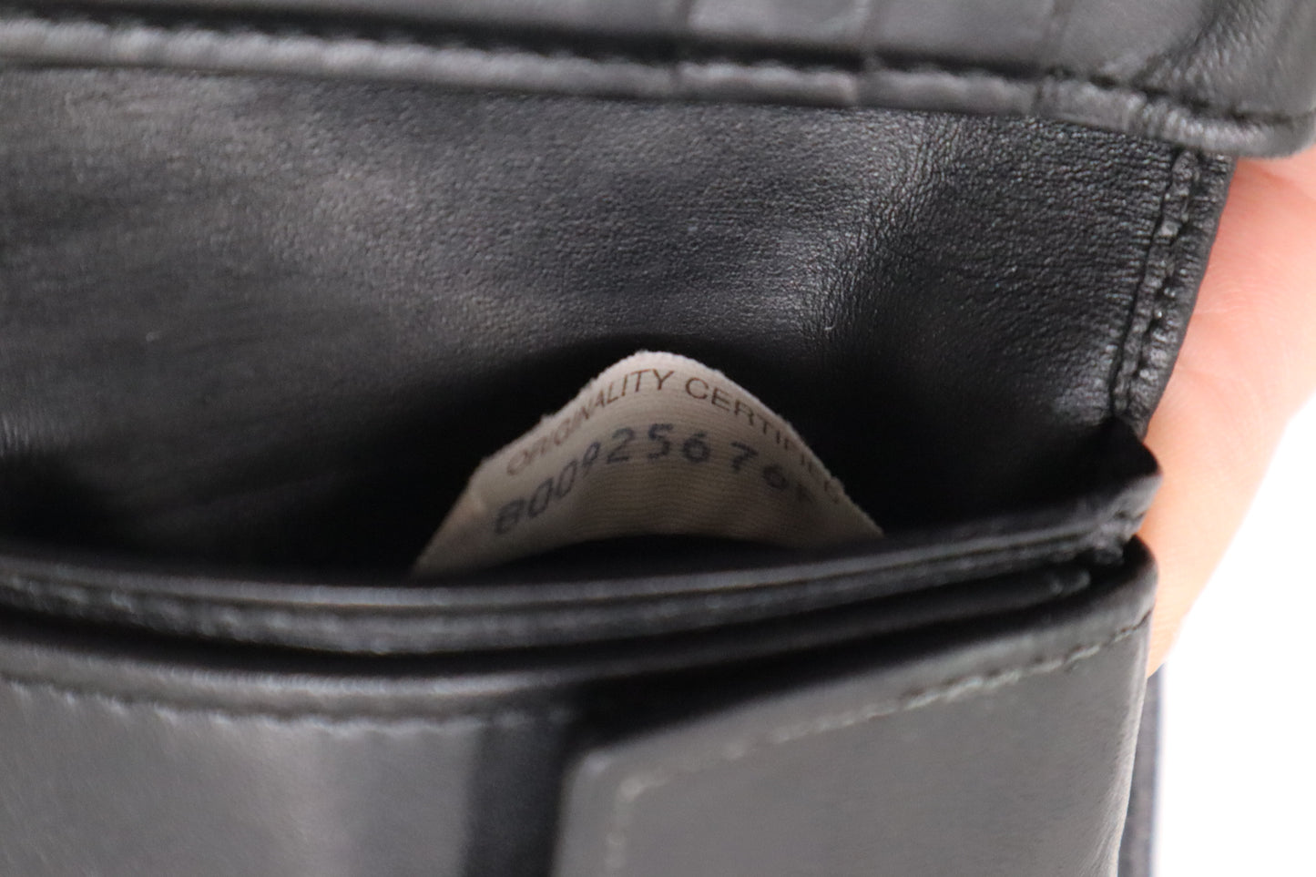 Bottega Veneta Bifold Wallet in Black Intrecciato Leather