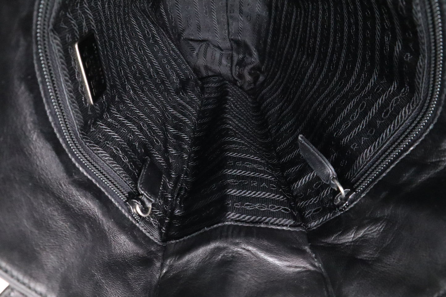 Prada Tote in Black Leather