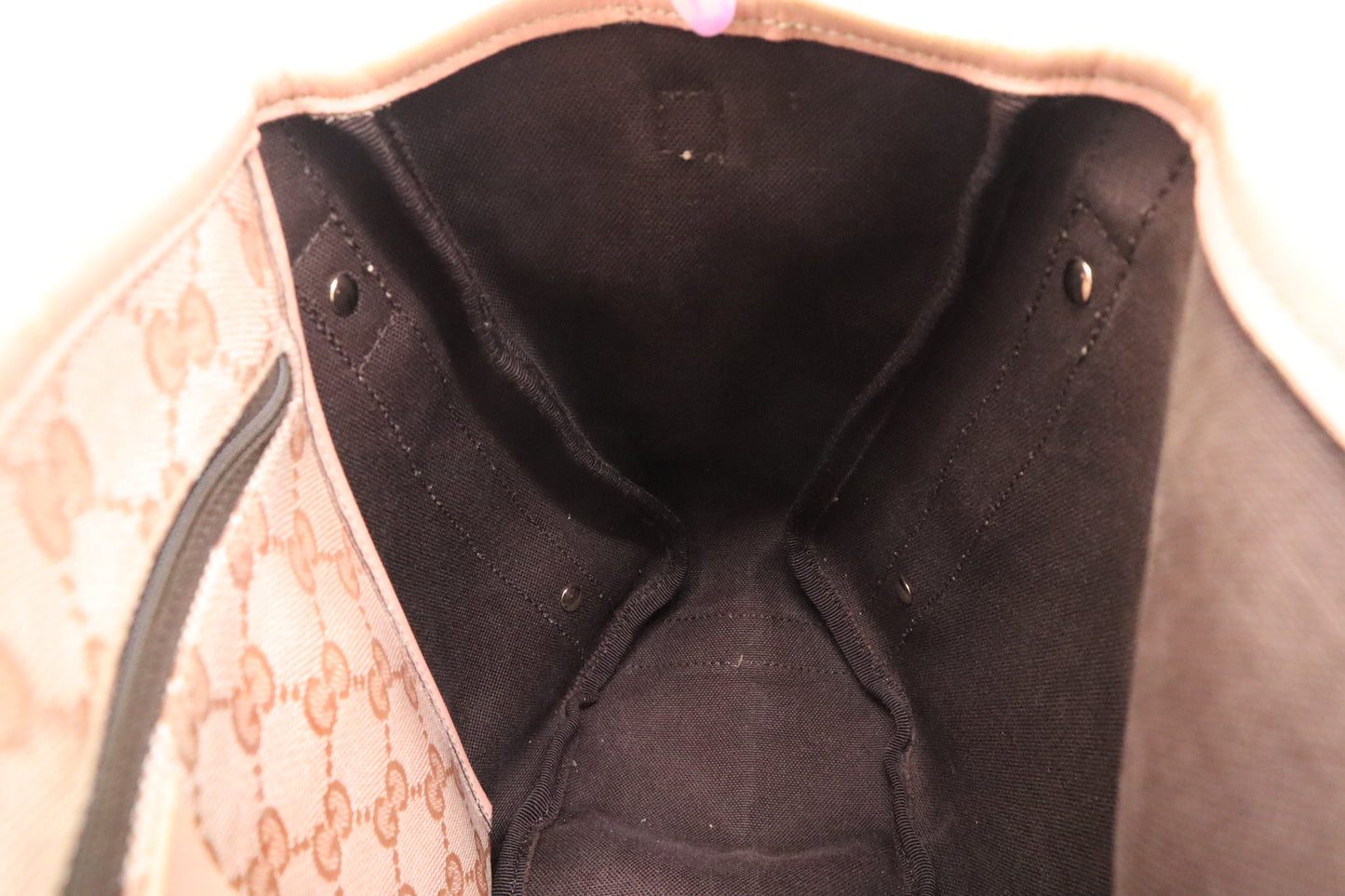 Gucci Pelham Tote in Pink Coated Canvas