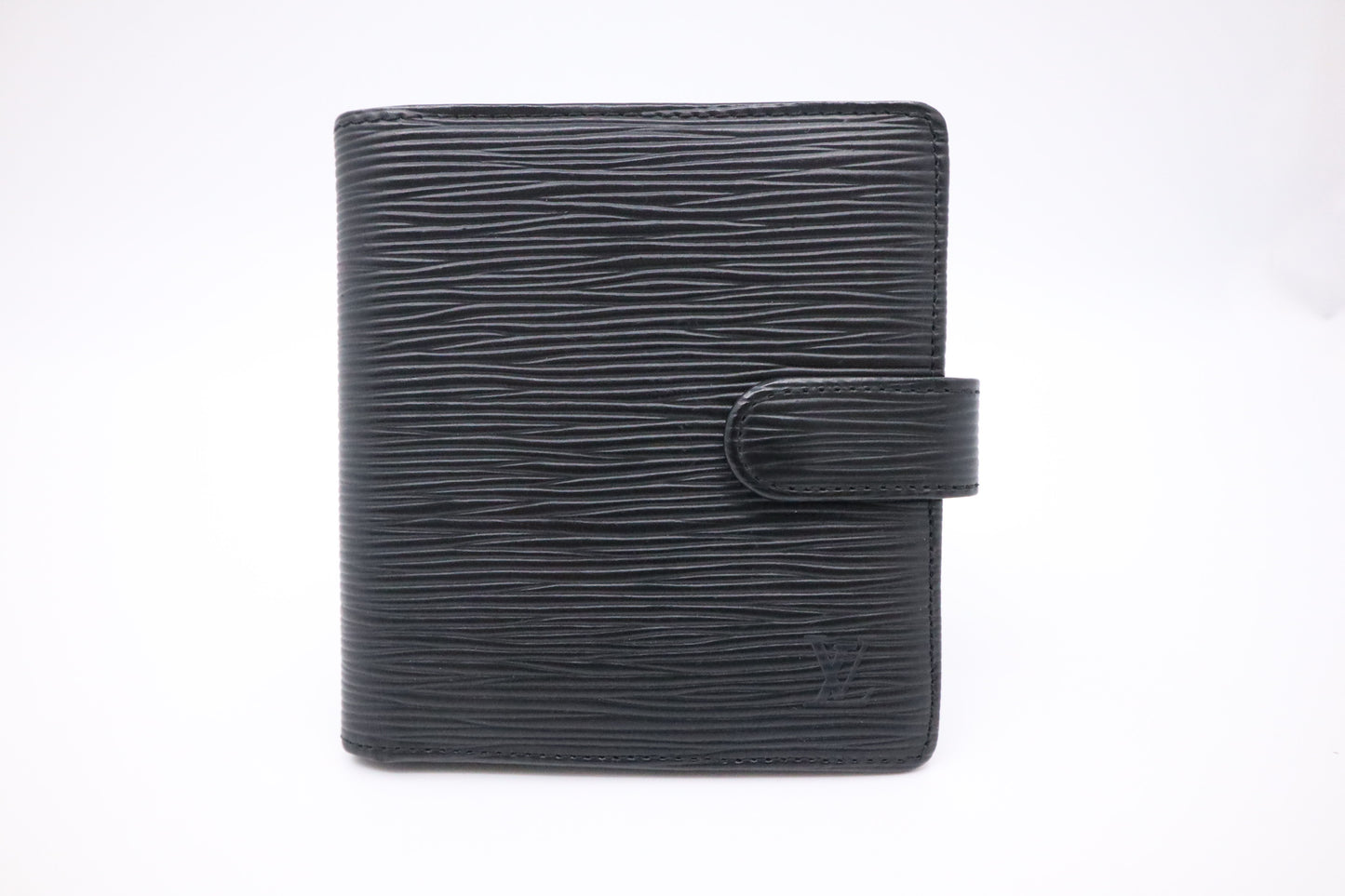 Louis Vuitton Compact Wallet in Black Epi Leather