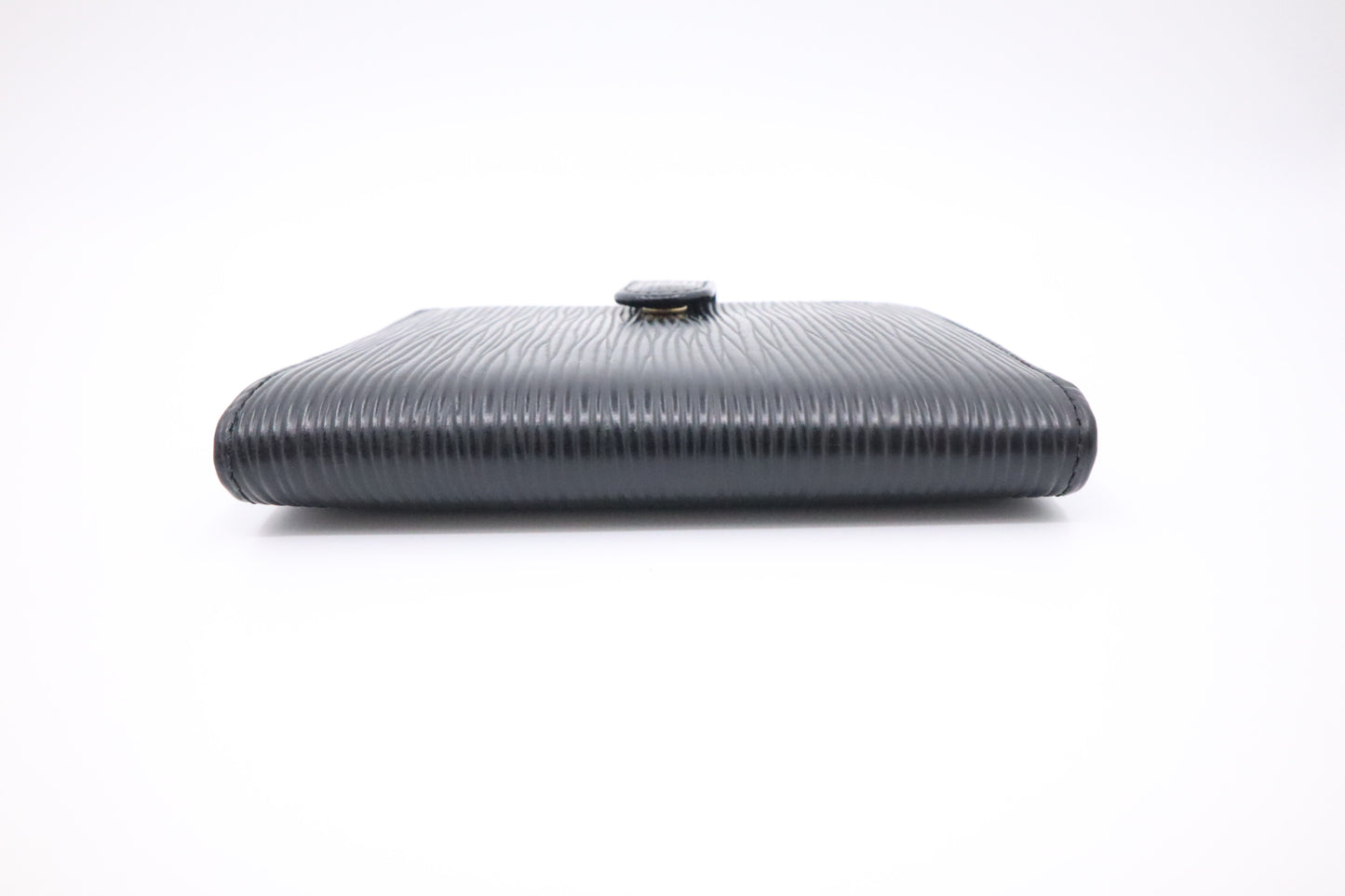 Louis Vuitton Compact Wallet in Black Epi Leather