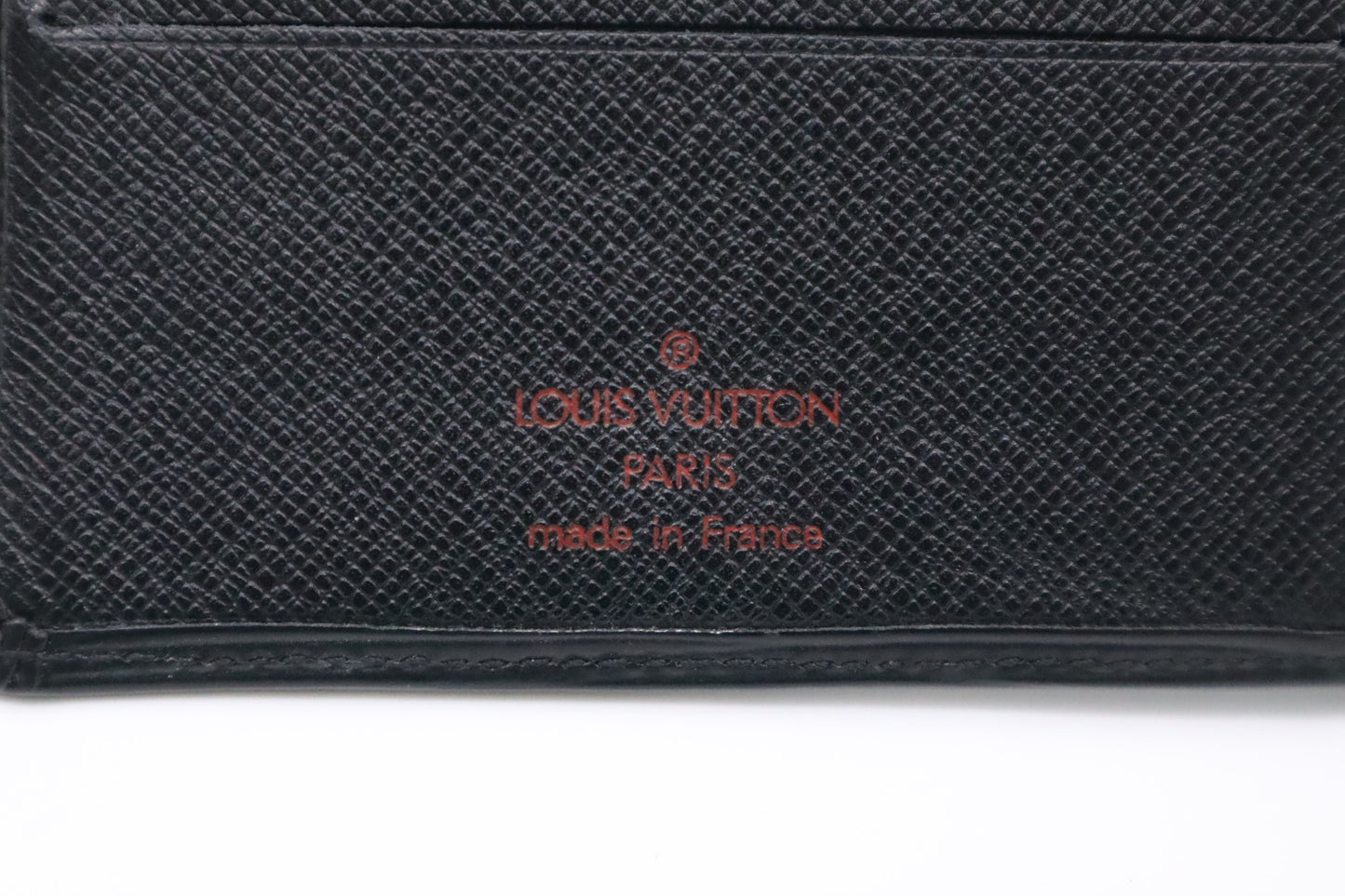 Louis Vuitton Compact Wallet in Black Epi Leather