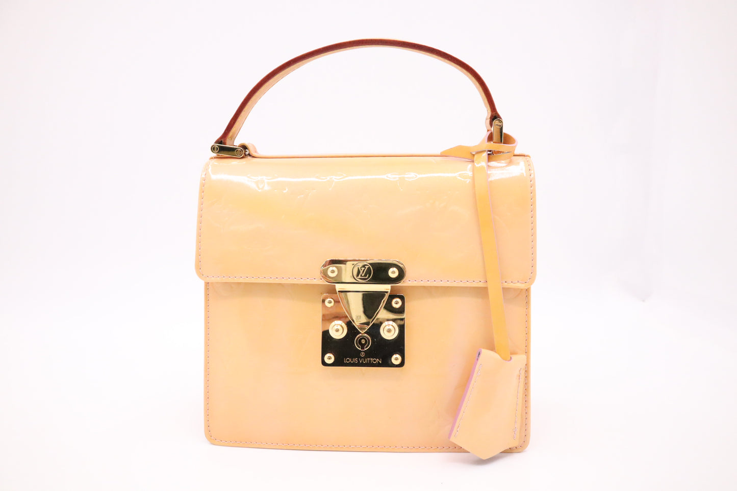 Louis Vuitton Spring Street in Peach Vernis Leather