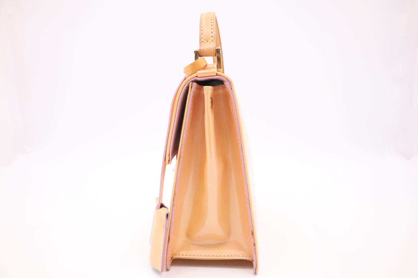 Louis Vuitton Spring Street in Peach Vernis Leather