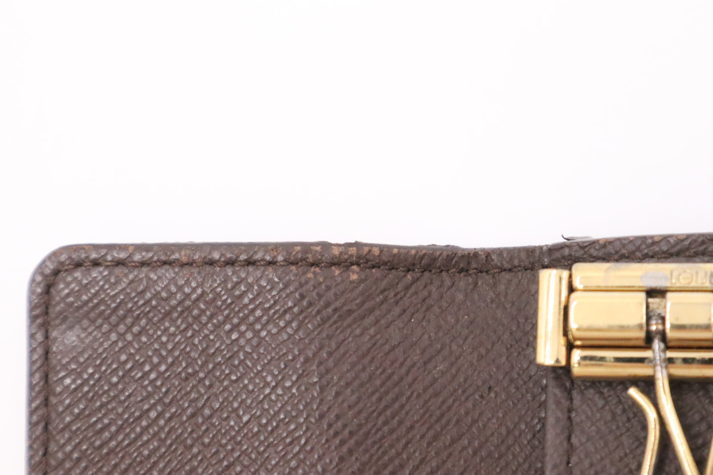 Louis Vuitton Key Case in Damier Ebene Canvas