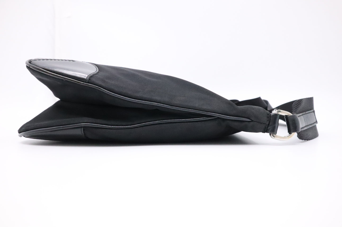 Prada Square Crossbody in Black Nylon