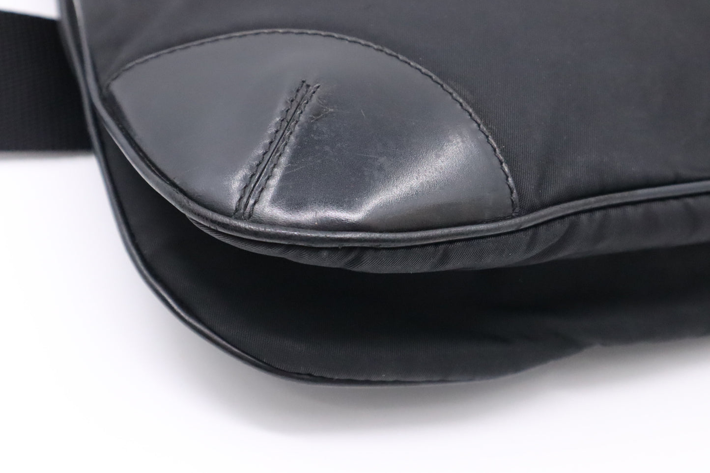 Prada Square Crossbody in Black Nylon