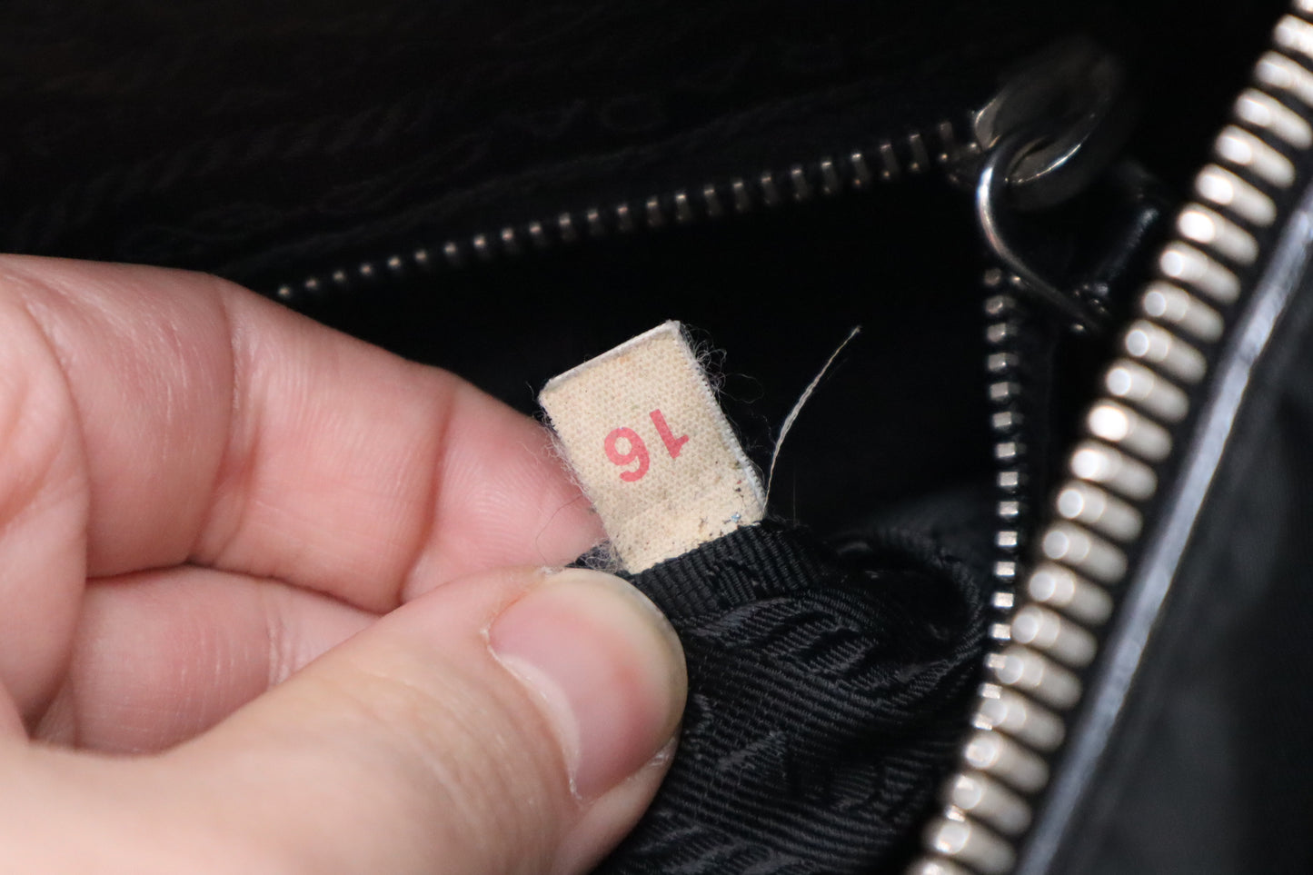 Prada Square Crossbody in Black Nylon