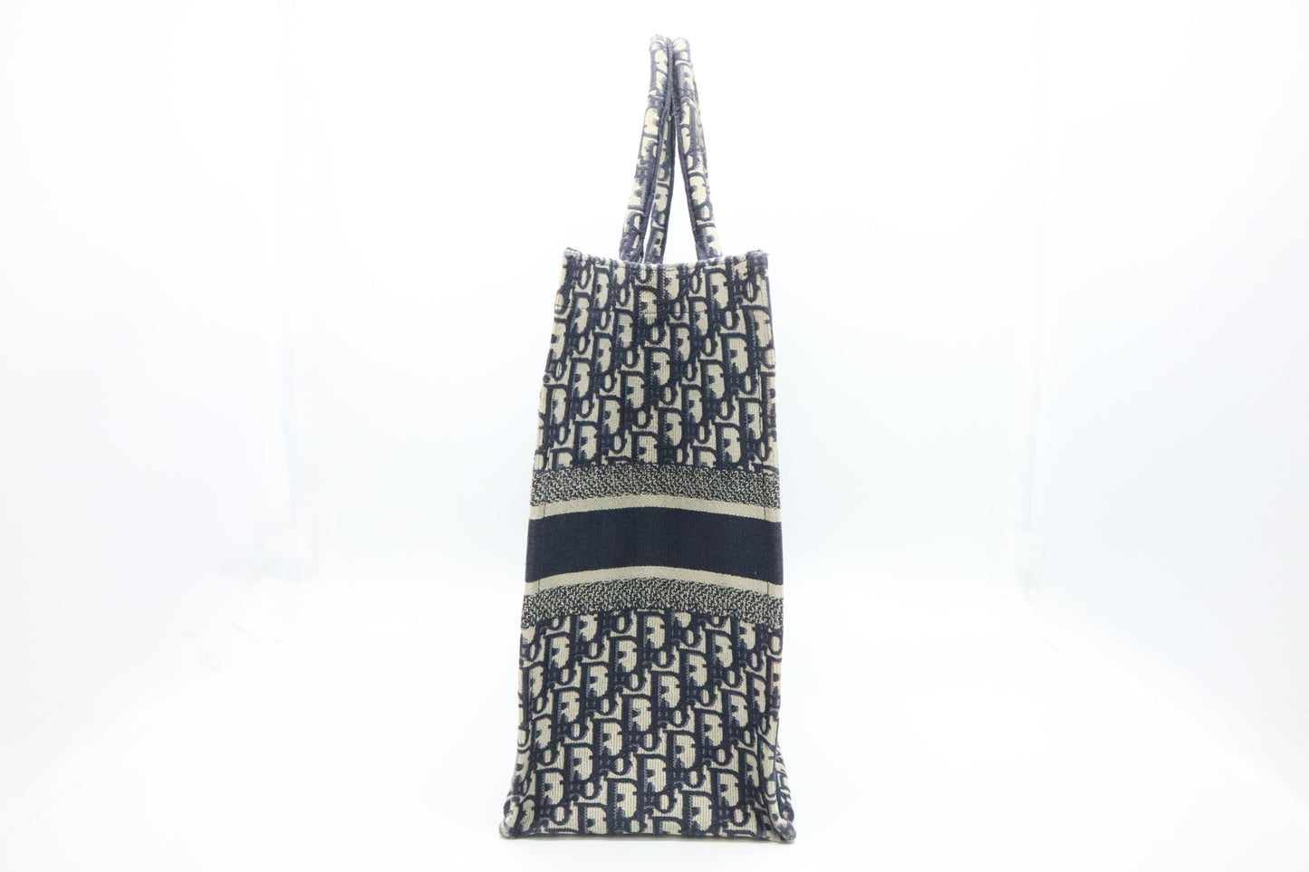 Dior Large Book Tote in Blue Oblique Canvas