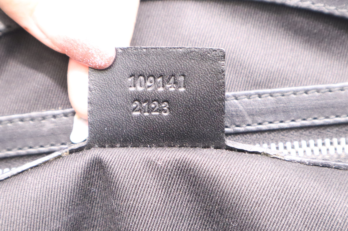 Gucci Gifford Tote Bag in Black GG Canvas