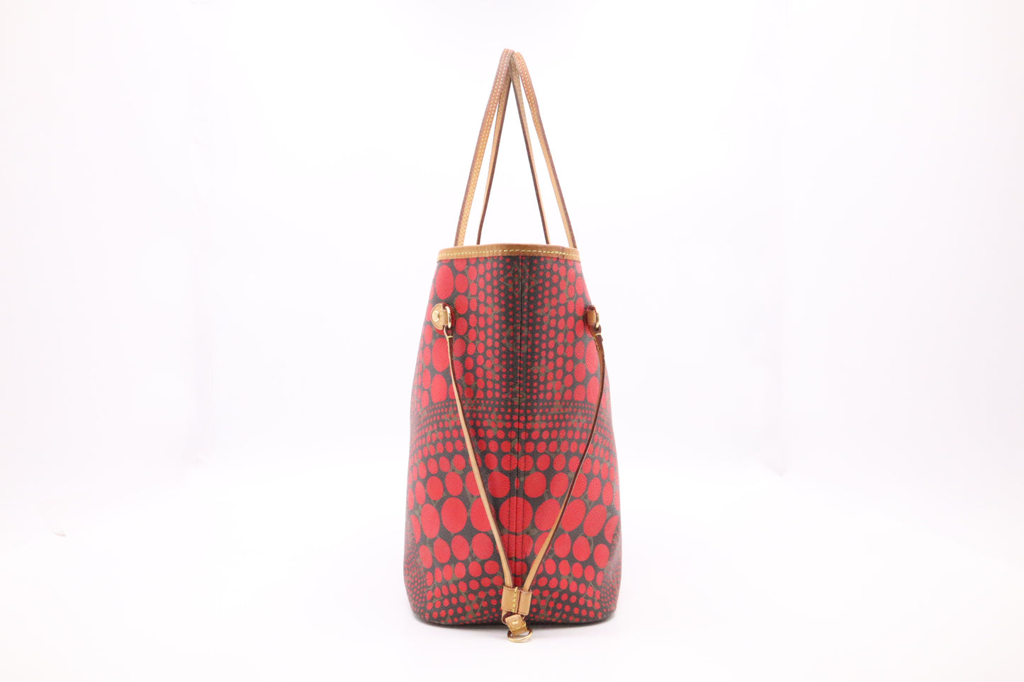 Louis Vuitton x Yayoi Kusama Rouge Neverfull MM in Monogram Waves Canvas