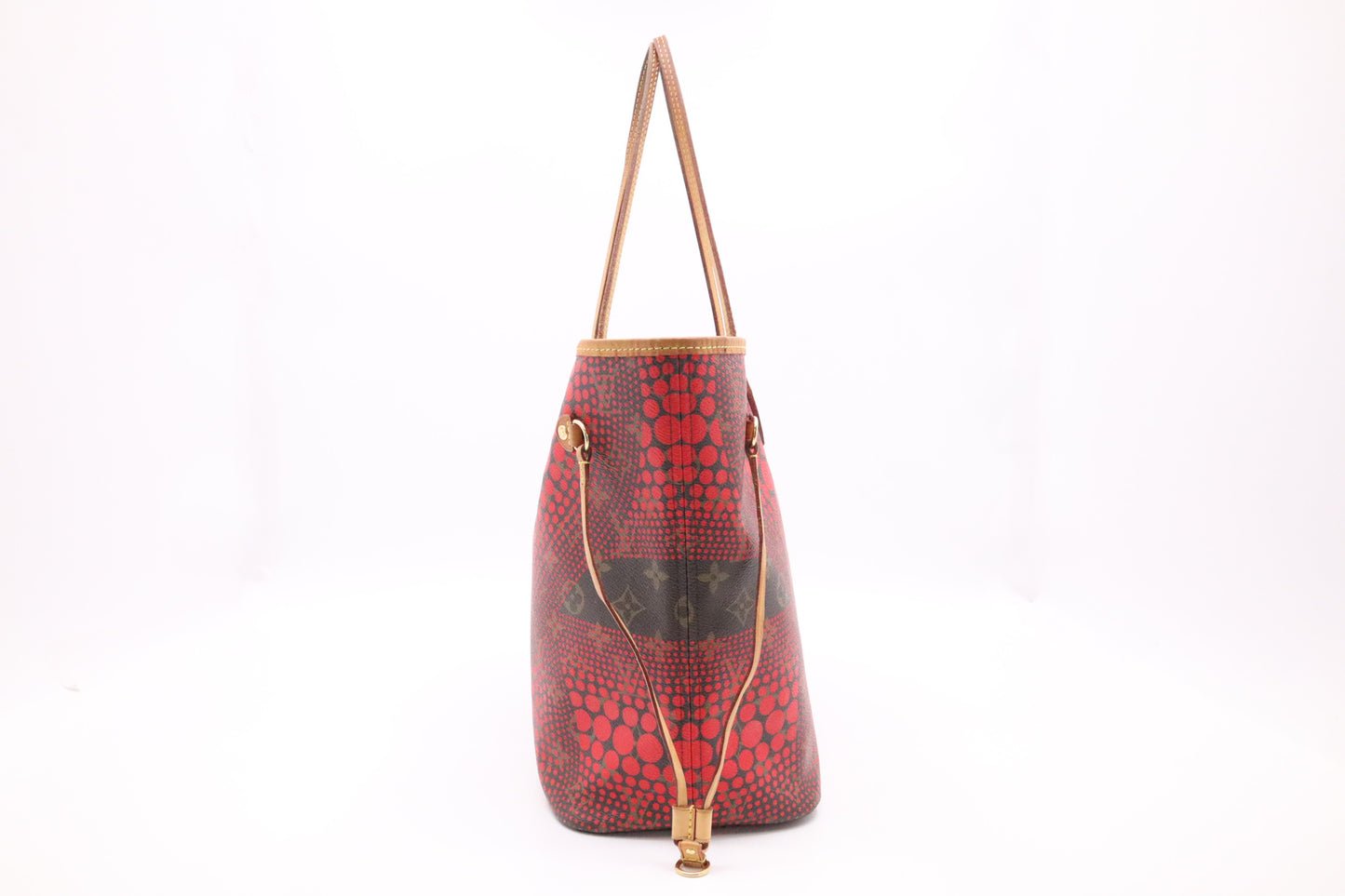 Louis Vuitton x Yayoi Kusama Rouge Neverfull MM in Monogram Waves Canvas