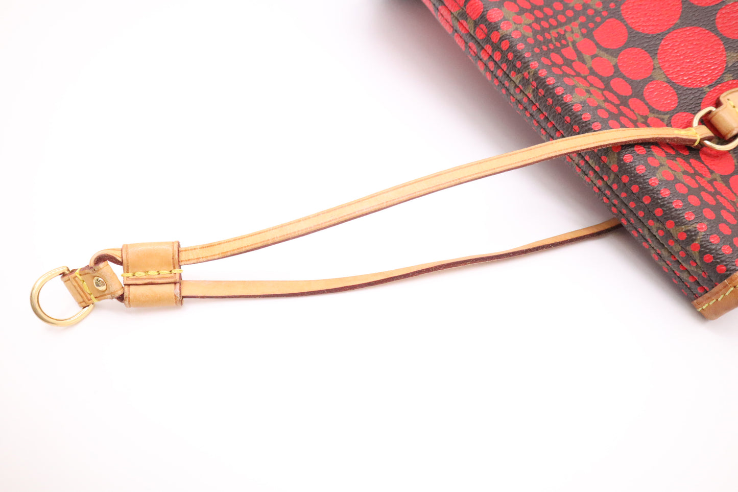 Louis Vuitton x Yayoi Kusama Rouge Neverfull MM in Monogram Waves Canvas
