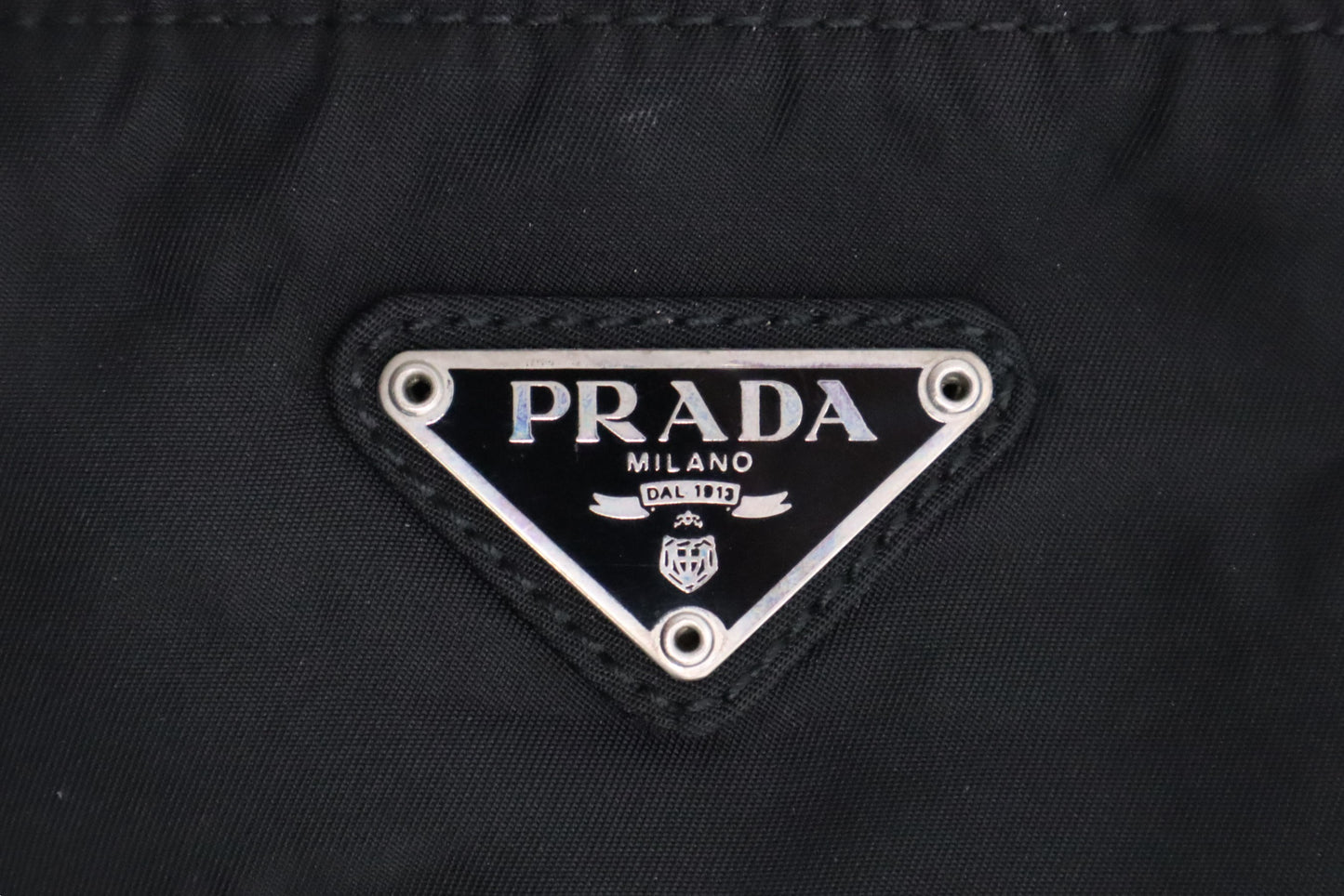 Prada Flat Crossbody in Black Nylon