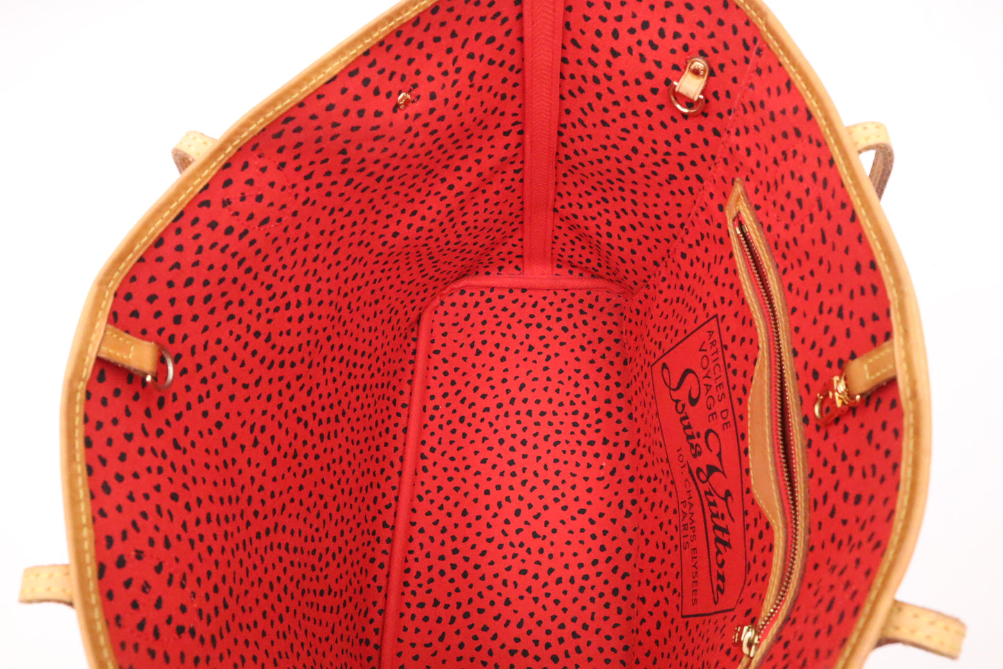 Louis Vuitton x Yayoi Kusama Rouge Neverfull MM in Monogram Waves Canvas