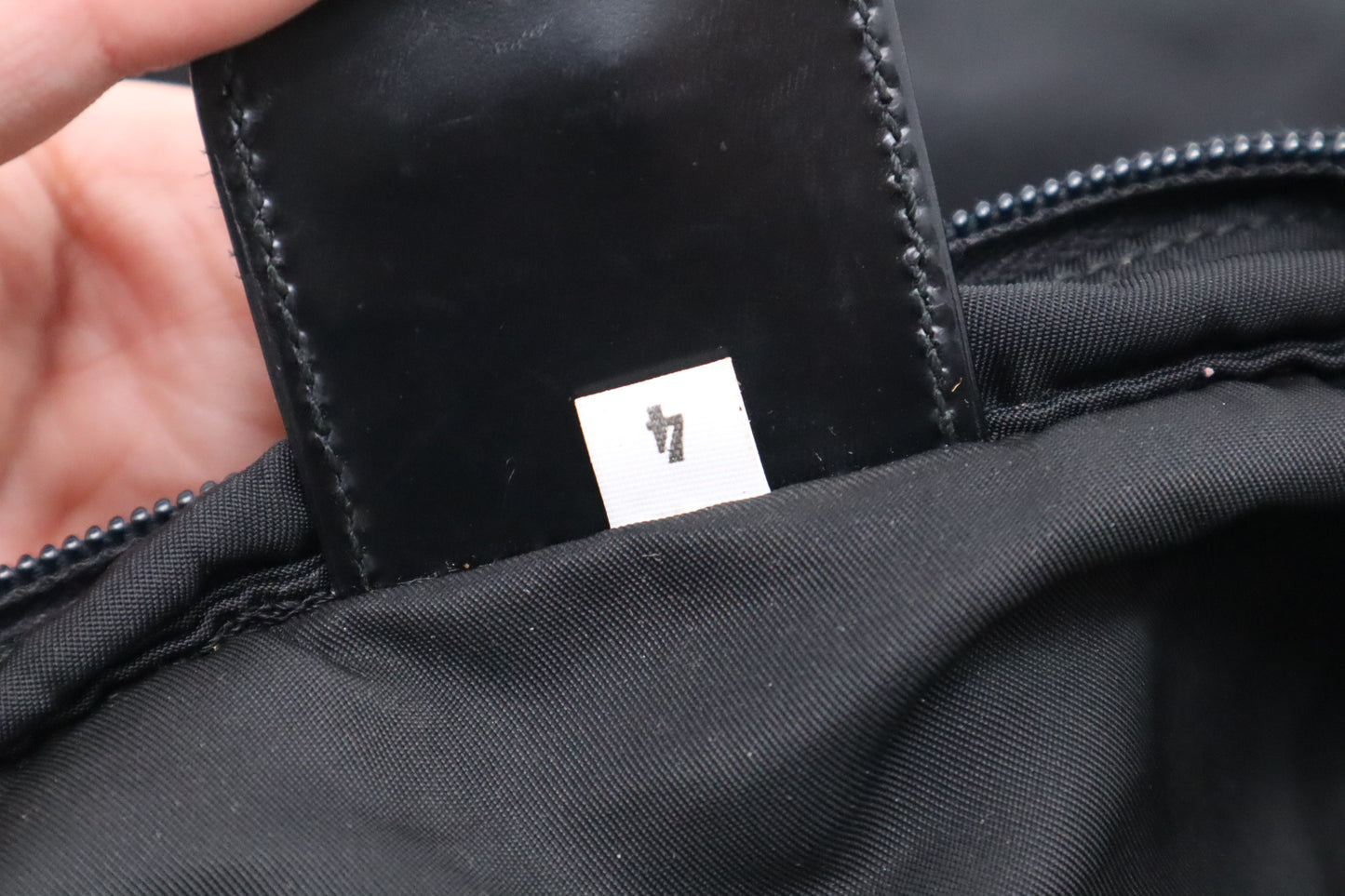 Prada Flat Crossbody in Black Nylon