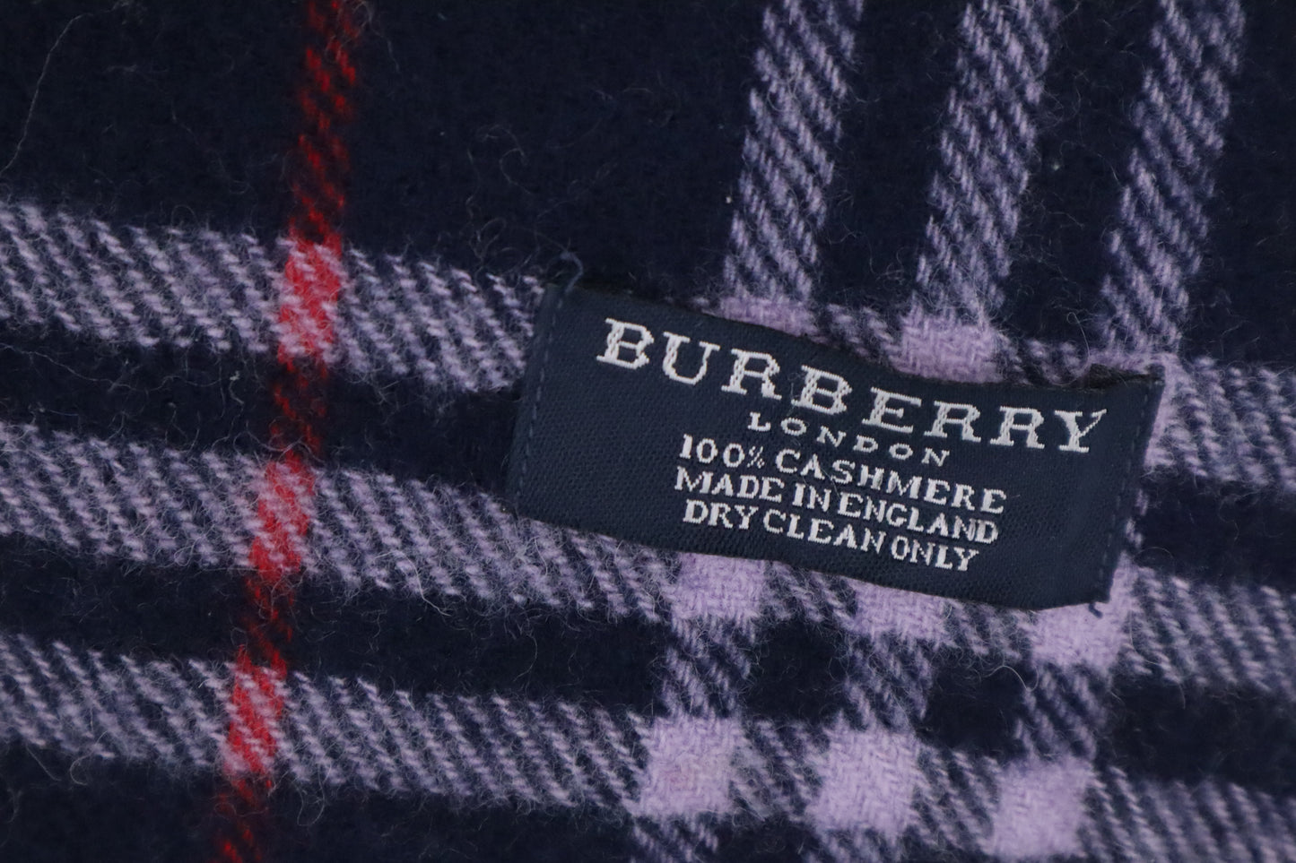 Burberry Scarf in Blue Cashmere