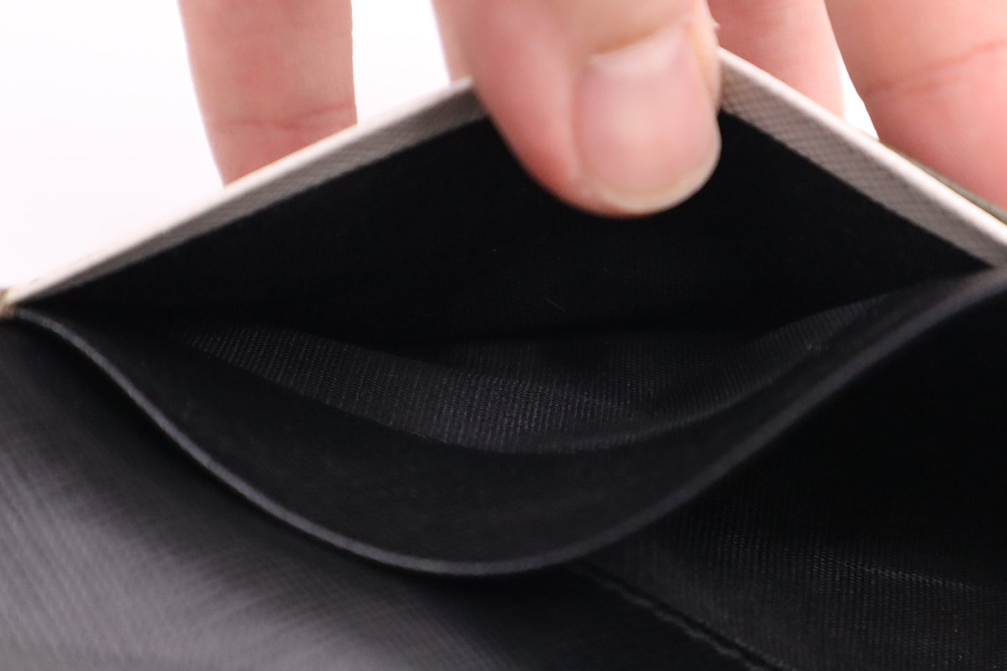 Prada Long Wallet in Military Green Saffiano Leather