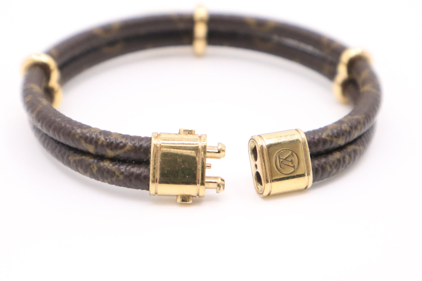 Louis Vuitton Keep It Twice Bracelet in Monogram Canvas
