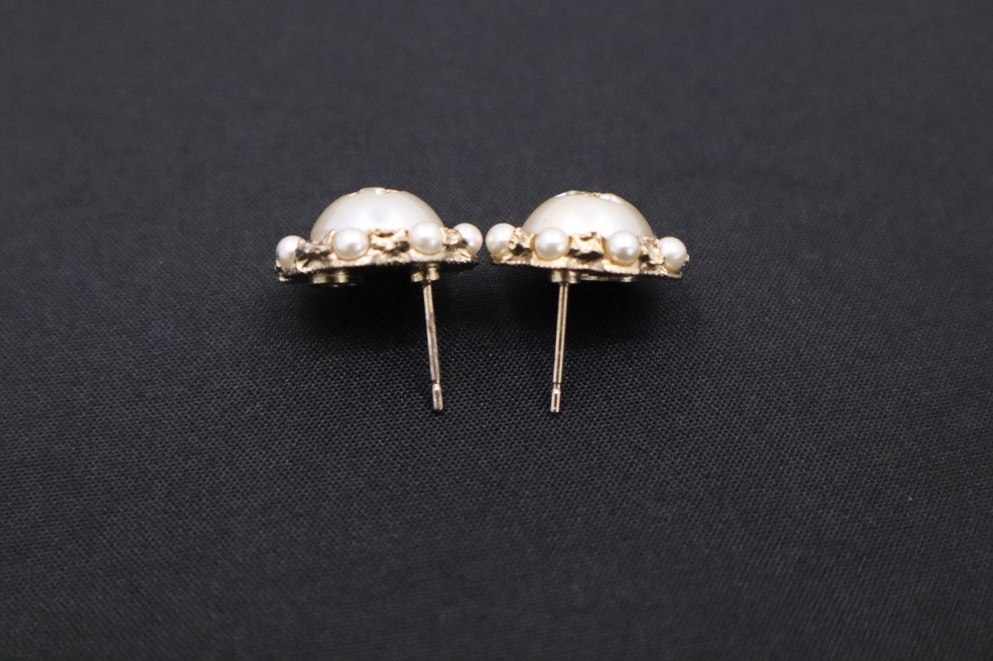 Chanel Pearl Stud Earrings