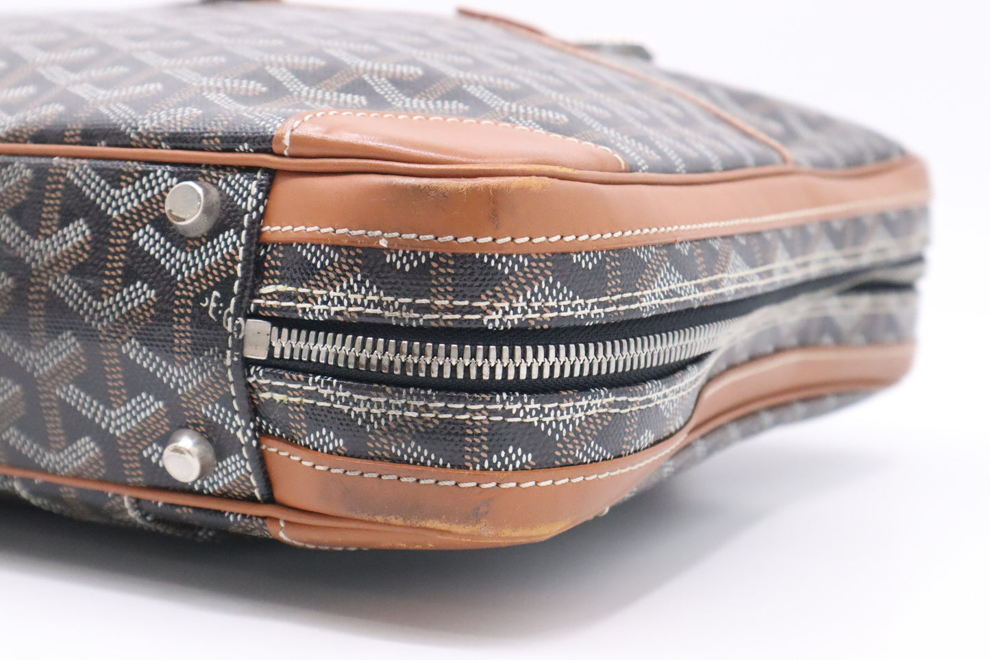 Goyard Ambassade in Black and Brown Goyardine Canvas