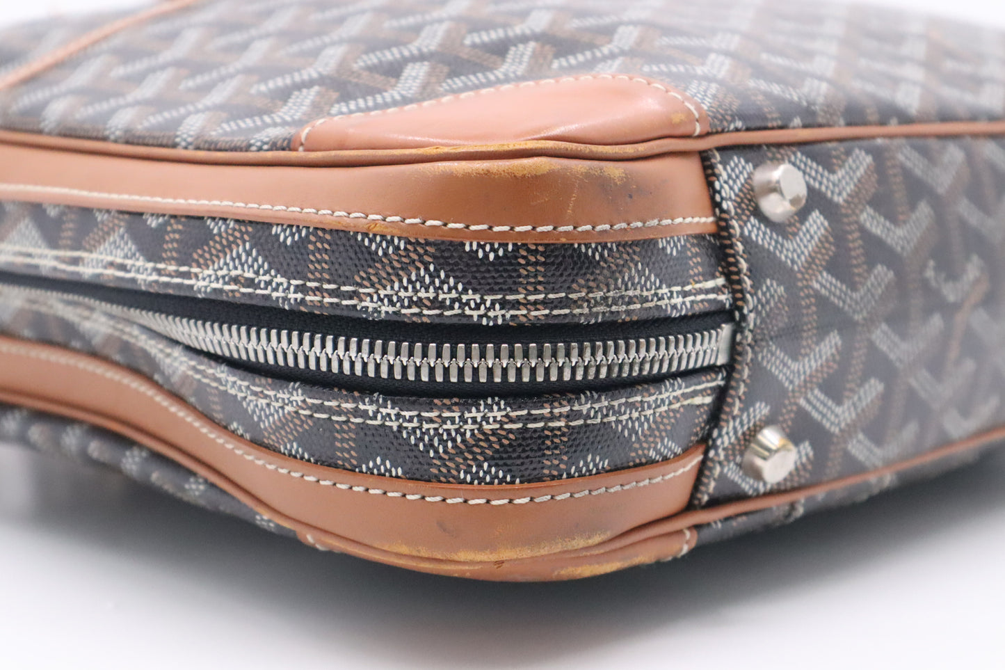 Goyard Ambassade in Black and Brown Goyardine Canvas
