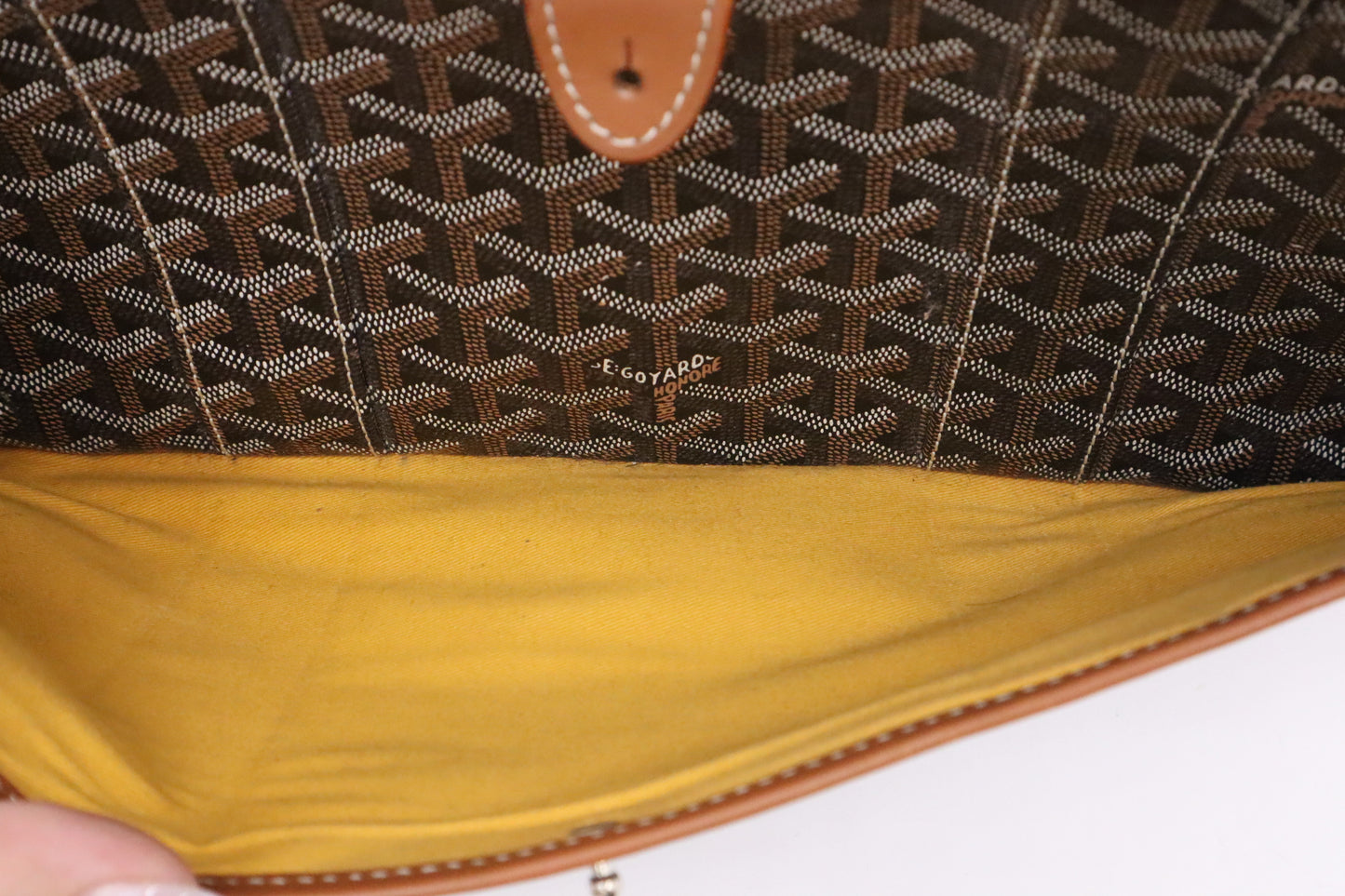 Goyard Ambassade in Black and Brown Goyardine Canvas