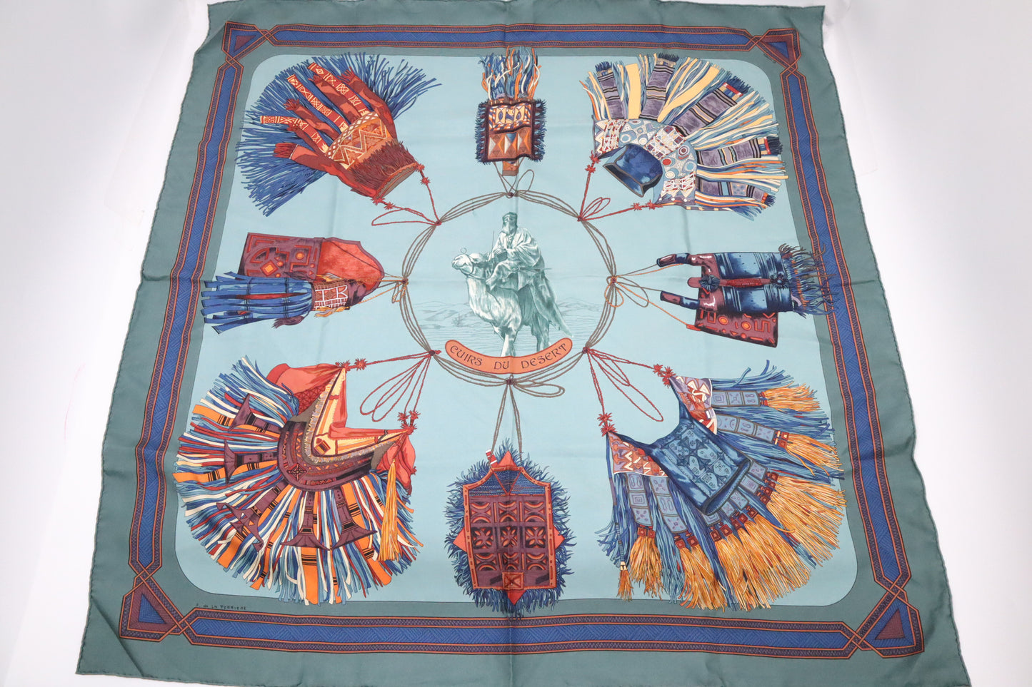 Hermes Carre 90 "Euirs Du Desert"