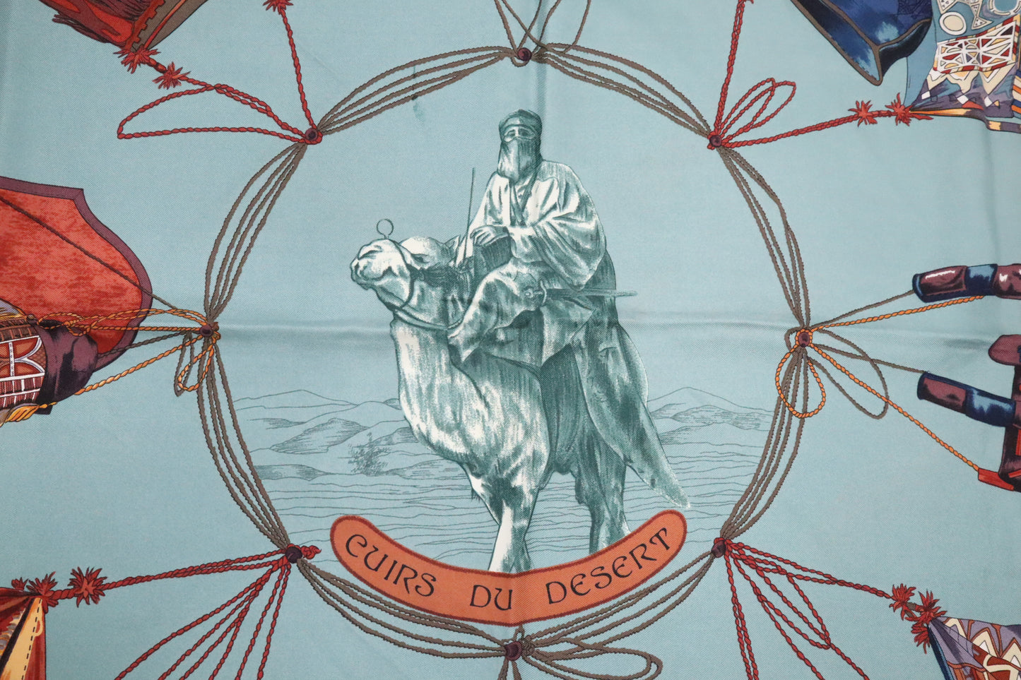 Hermes Carre 90 "Euirs Du Desert"