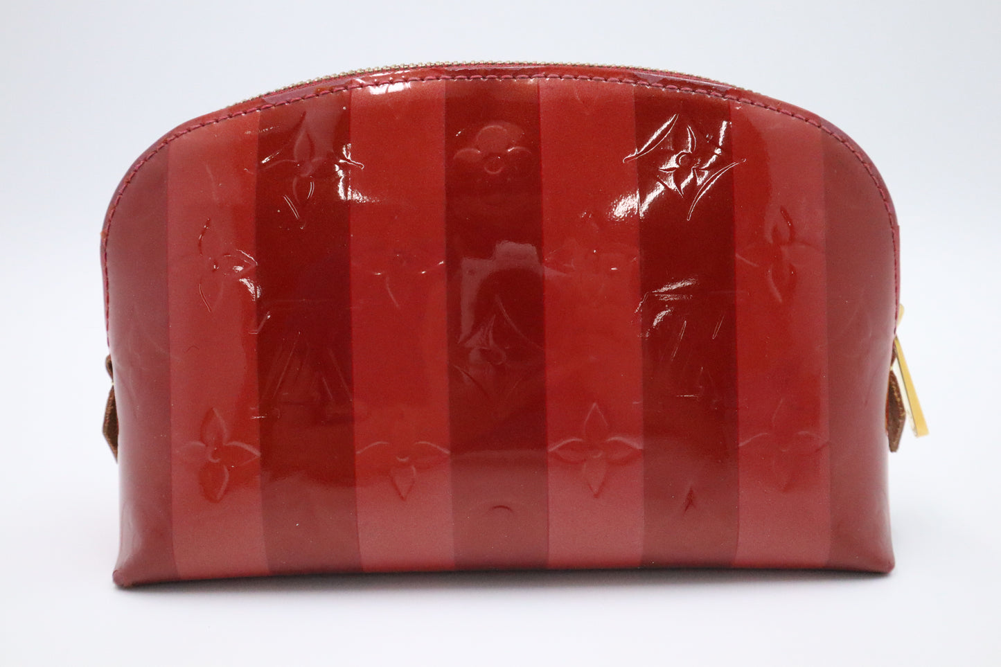 Louis Vuitton Pochette Cosmetique in Red and Pomme D'Amour Vernis