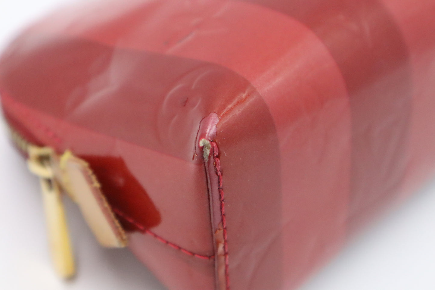 Louis Vuitton Pochette Cosmetique in Red and Pomme D'Amour Vernis