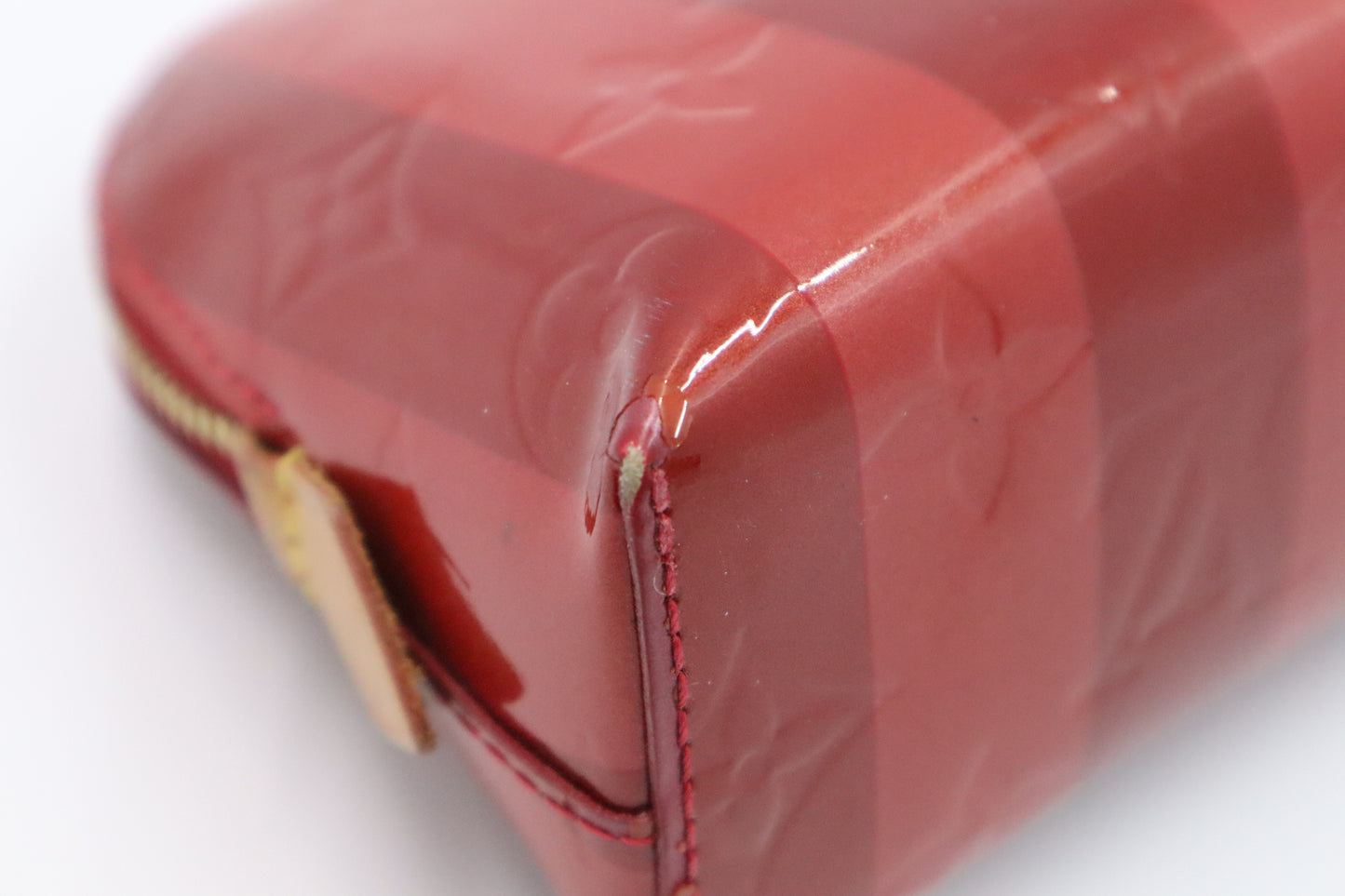 Louis Vuitton Pochette Cosmetique in Red and Pomme D'Amour Vernis