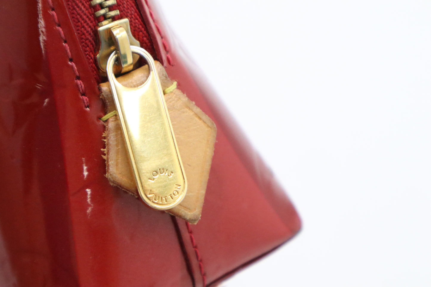 Louis Vuitton Pochette Cosmetique in Red and Pomme D'Amour Vernis