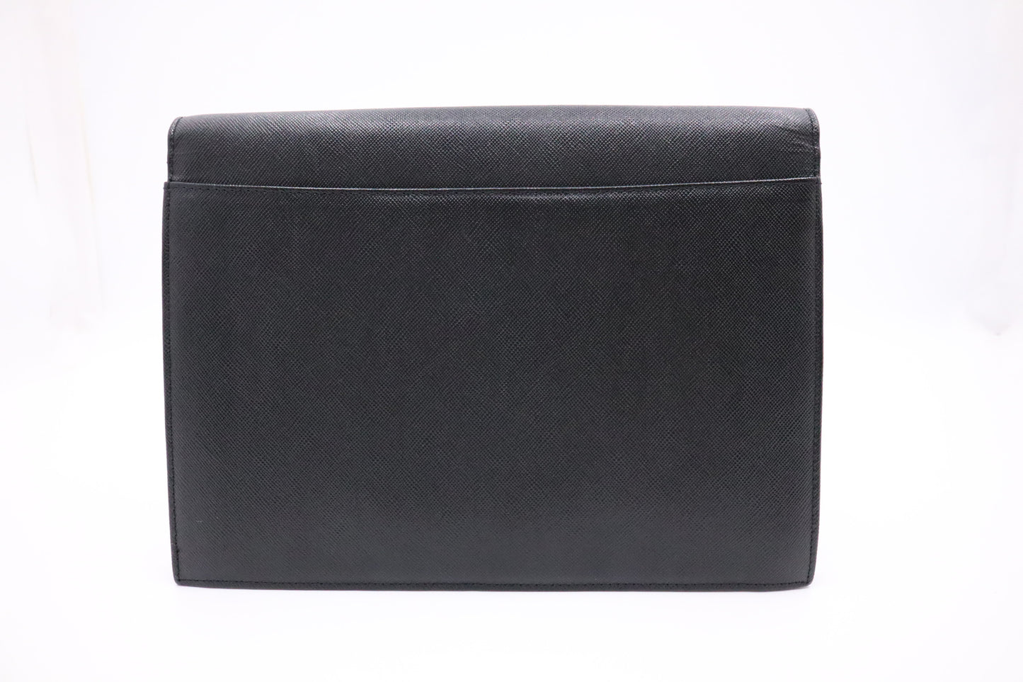 YSL Saint Laurent Clutch in Black Leather