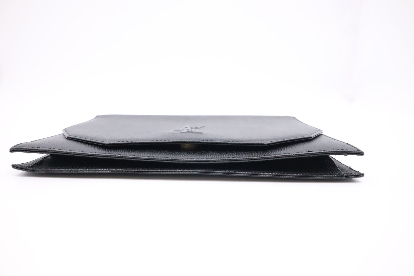 YSL Saint Laurent Clutch in Black Leather