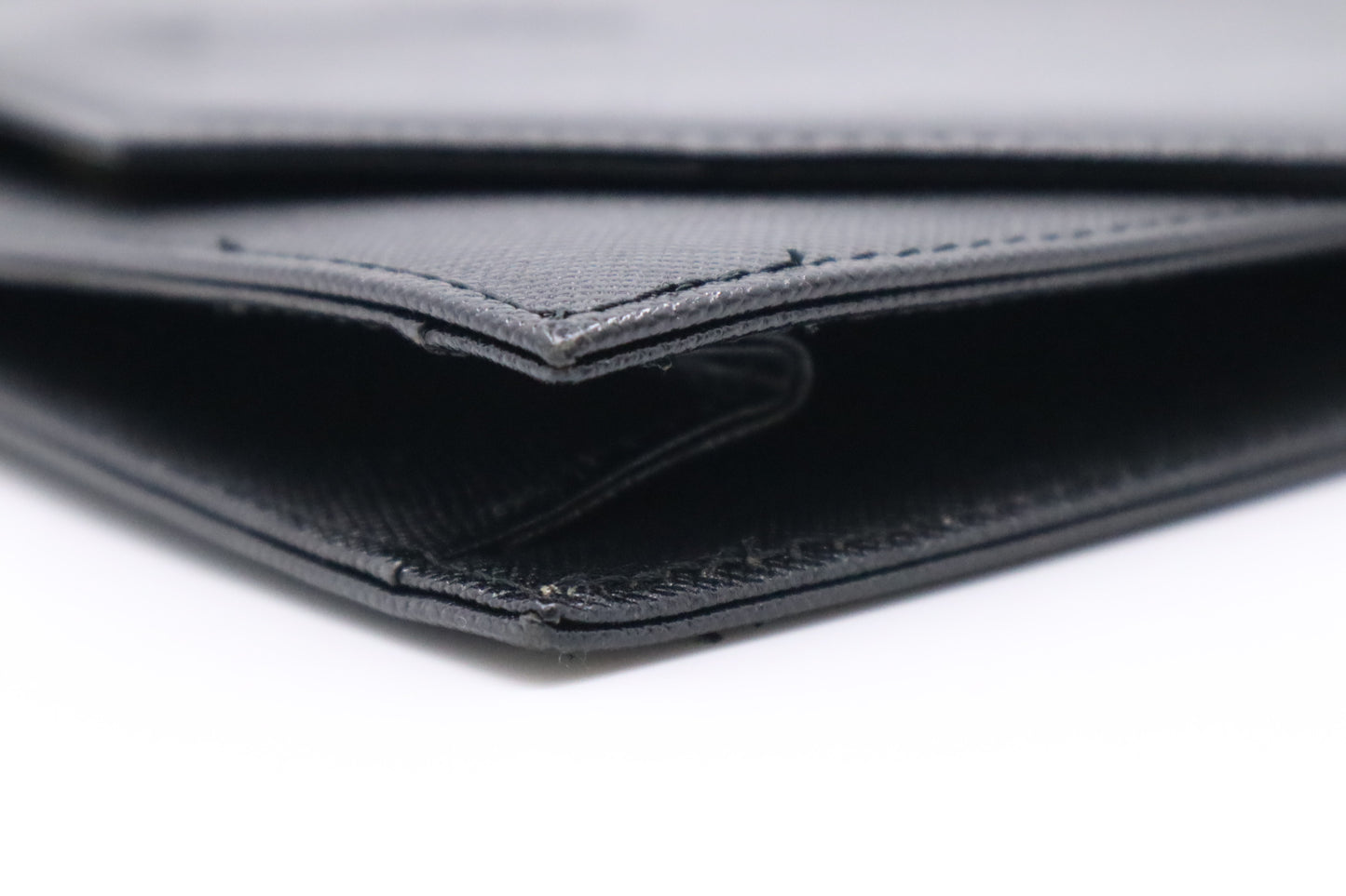 YSL Saint Laurent Clutch in Black Leather