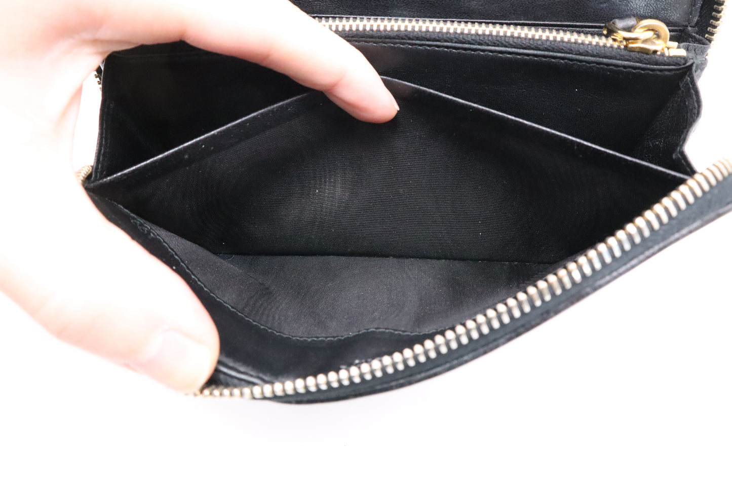 Prada Long Wallet in Black Nylon