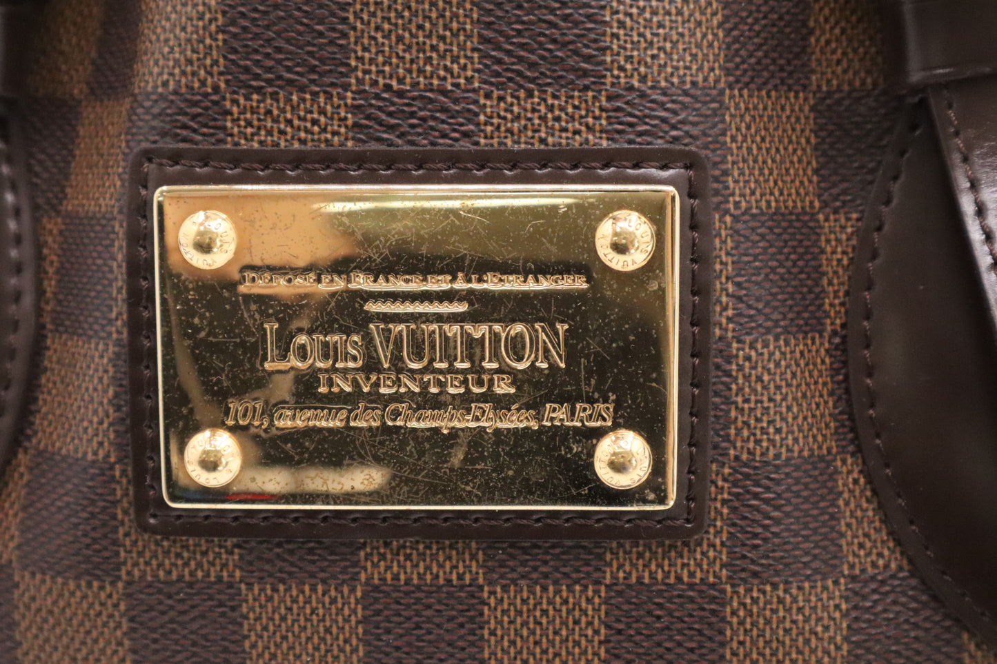 Louis Vuitton Hampstead MM in Damier Ebene Canvas