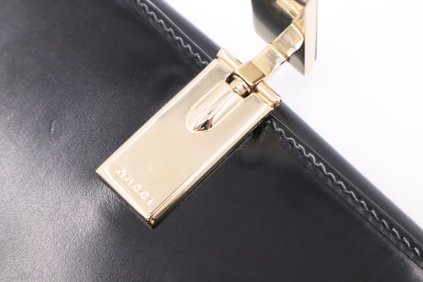 Gucci Long Wallet in Black Patent Leather