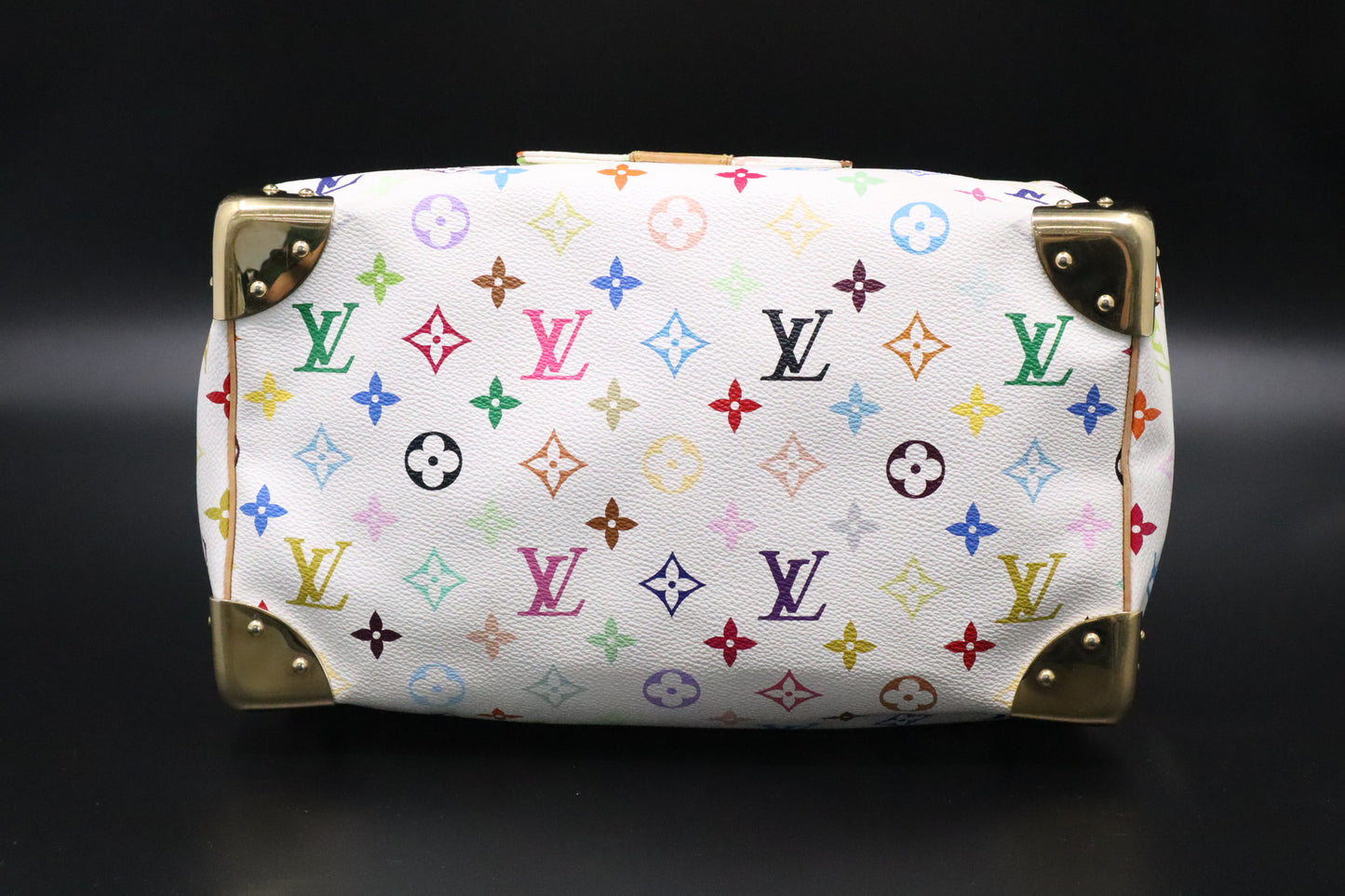 Louis Vuitton Speedy 30 in White Multicolor Canvas