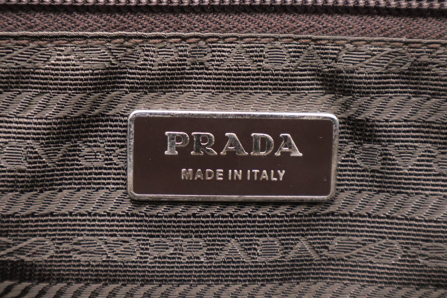 Prada Handbag in Red Nylon Canvas