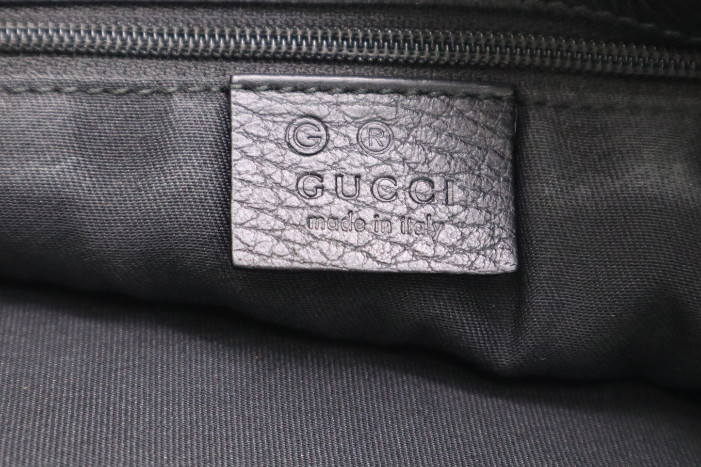 Gucci Tote Bag in Black Nylon Canvas
