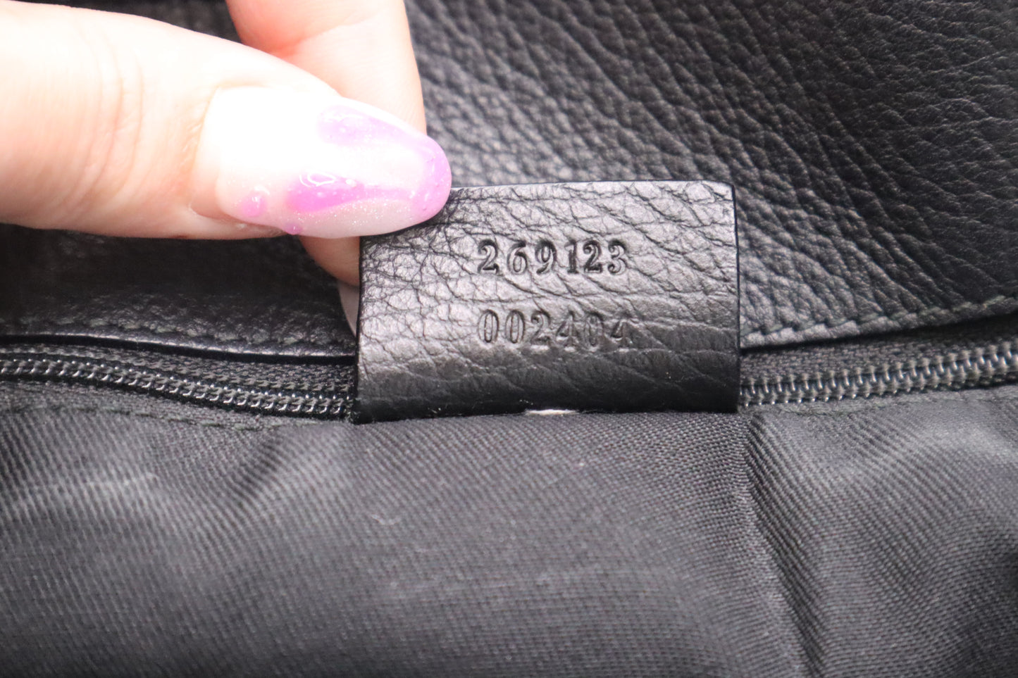 Gucci Tote Bag in Black Nylon Canvas