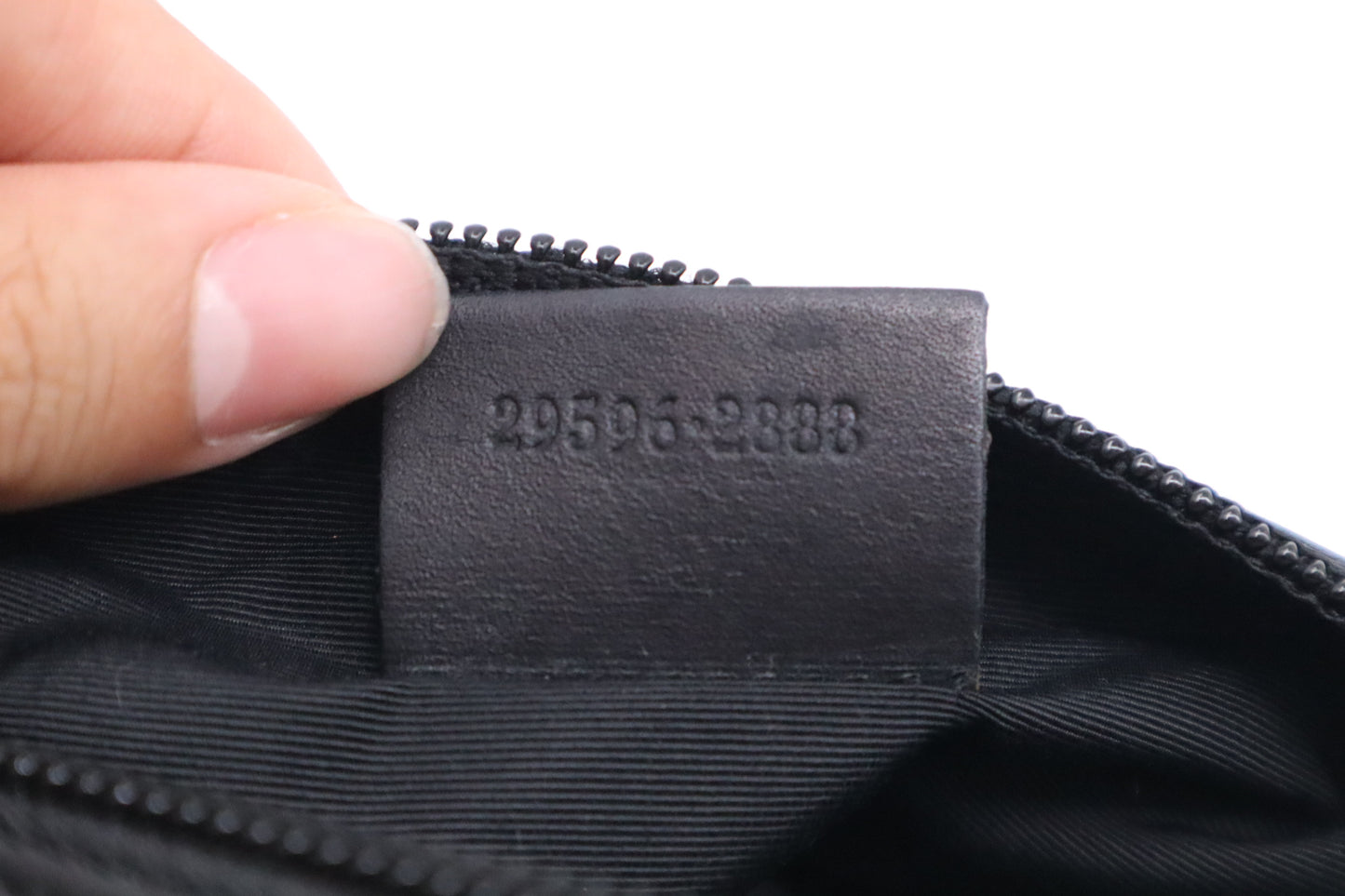 Gucci Pouch in Black Canvas