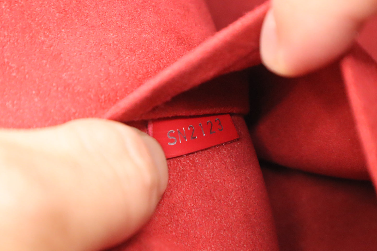 Louis Vuitton Alma PM in Red Epi Leather