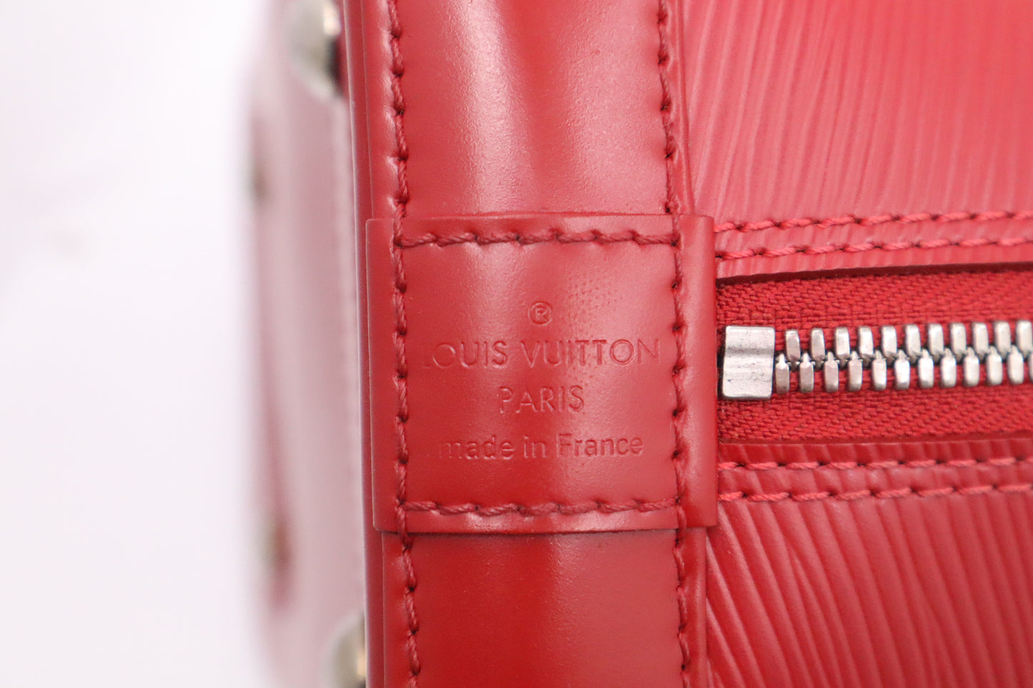 Louis Vuitton Alma PM in Red Epi Leather
