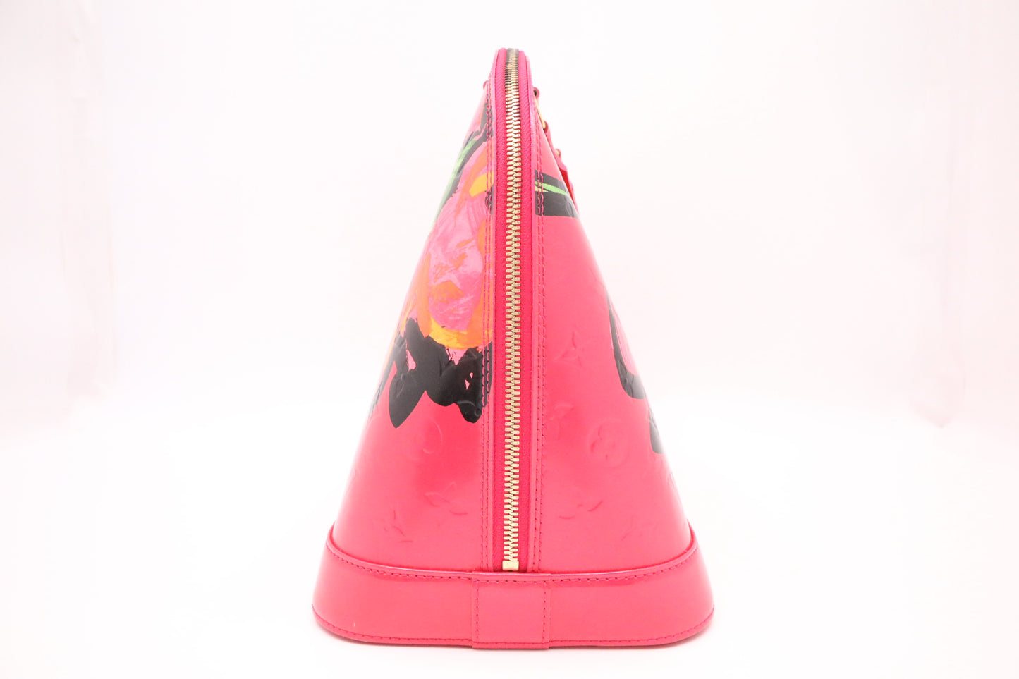 Louis Vuitton x Stephen Sprouse Alma GM in Pink Roses Vernis Leather